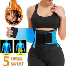 Women Sauna Sweat Waist Trainer Corset For Weight Loss Shaper Yoga Slimmer Belt