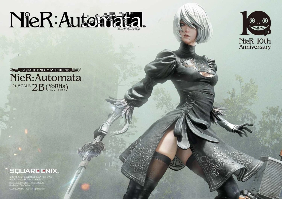 Square Enix Neir Automata Masterline 1/4 Scale 2B Statue Prime Studio NEW  IN BOX