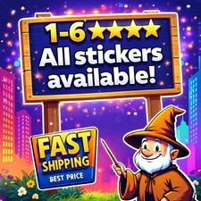 Monopoly Go Stickers - All Stickers 1  -6  Available  Fast Delivery  