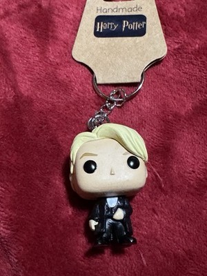 Handmade Harry Potter -  Draco Malfoy in Yule Ball tuxedo Pocket Pop Keychain!