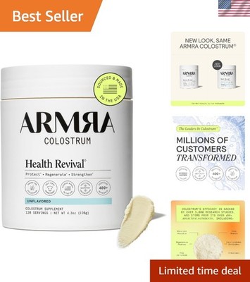 Unflavored Colostrum Powder | 120 Servings for Gut Health & Immunity