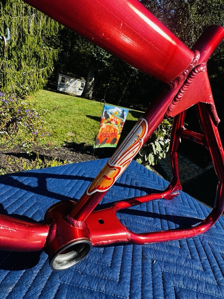 Triple A Rascal 1975 Triple A Rascal Bmx Frame Set AAA Rascal W/Redline Forks & OG ...