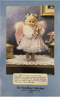 ''Harmony'' Angel baby with wing, musical doll - Hamilton Collection