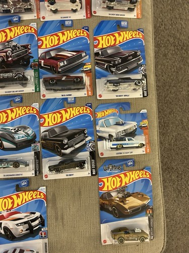 HOT WHEELS lot of 33x chevys 67 Chevy C10 Hot Trucks 1/64 & more rare Barbie - Picture 5 of 13