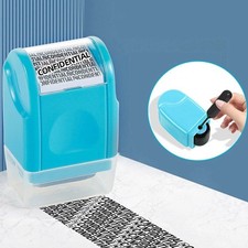 Theft Protection Roller Stamp for Privacy Confidential Data Guard Your Security