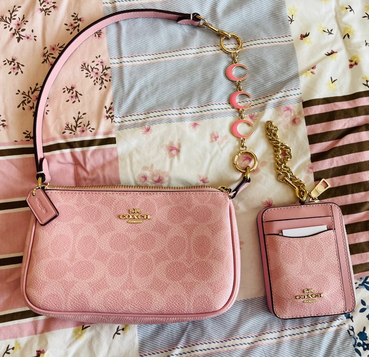 Coach ピンク ショルダーバッグ バッグ & ハンドバッグ 女性用 | eBay