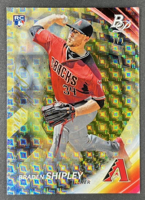 2017 Bowman Platinum - Braden Shipley Superfractor 1/1 (RC)