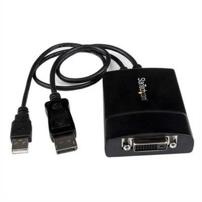StarTech.com DisplayPort   auf Dual Link DVI Aktiv Konverter mit Strom über USB