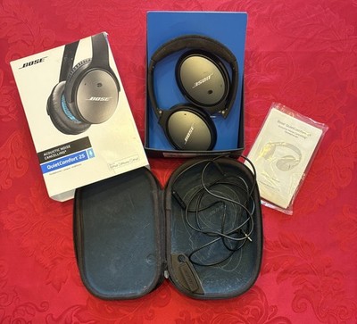 Bose QuietComfort 25 Noise Cancelling Wired Headphones Black *READ