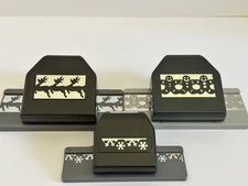 EK Success Paper Punch Tools. Gingerbread Man, Rain Dears & Snow Flakes. Craft