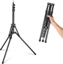 Neewer 178Cm Travel Tripod Light Stand, All-Metal, High Load Capacity, Foldable 