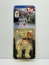 Ty Beanie Baby Maple McDonald's Collection Maple The Bear Rare Retired