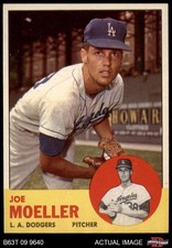 1963 Topps #53 Joe Moeller Dodgers 4.5 - VG/EX+