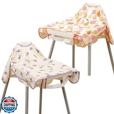 Happy Flute Long Sleeve Baby Bib-Mess Proof Baby Feeding Bibs with Adjustable