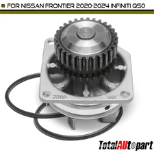 Water Pump w/O Ring for Nissan Frontier GT-R INFINITI Q50 QX50 Q60 EX35 G37 M37