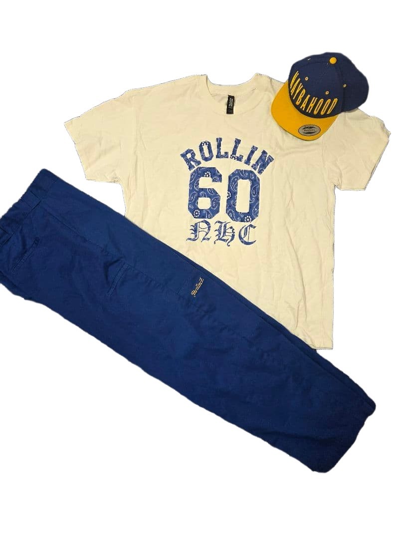 Rollin 60s Neighborhood Crips T-Shirt Chicano Japan — UsedJapan