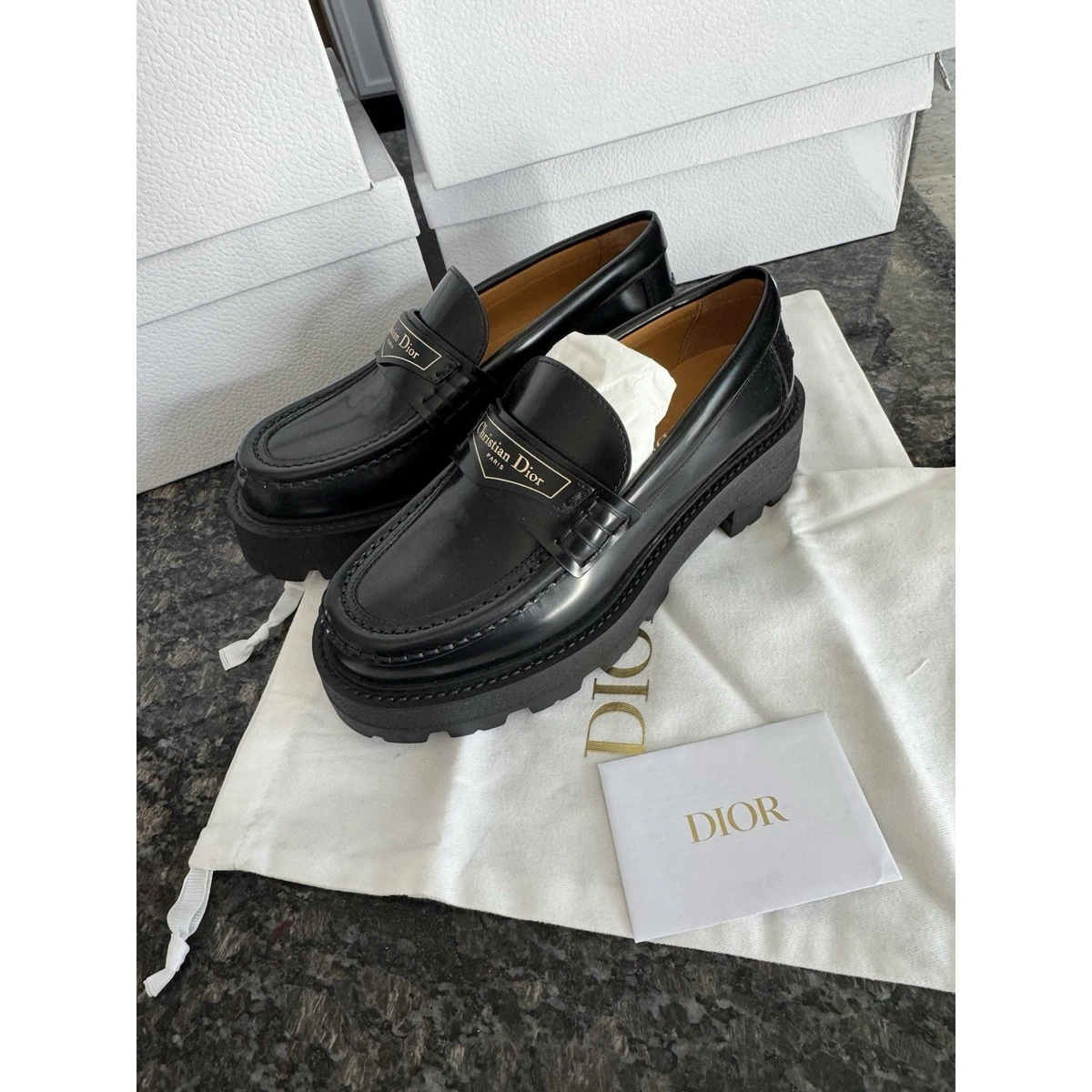 Dior Women's Loafer Upper Leather for sale - eBay