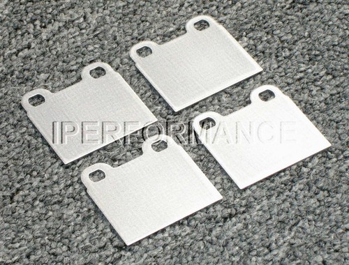 Titanium Brake Pad Shim Heat Shield Set for Alfa Romeo GT Veloce 1969-1974; Rear