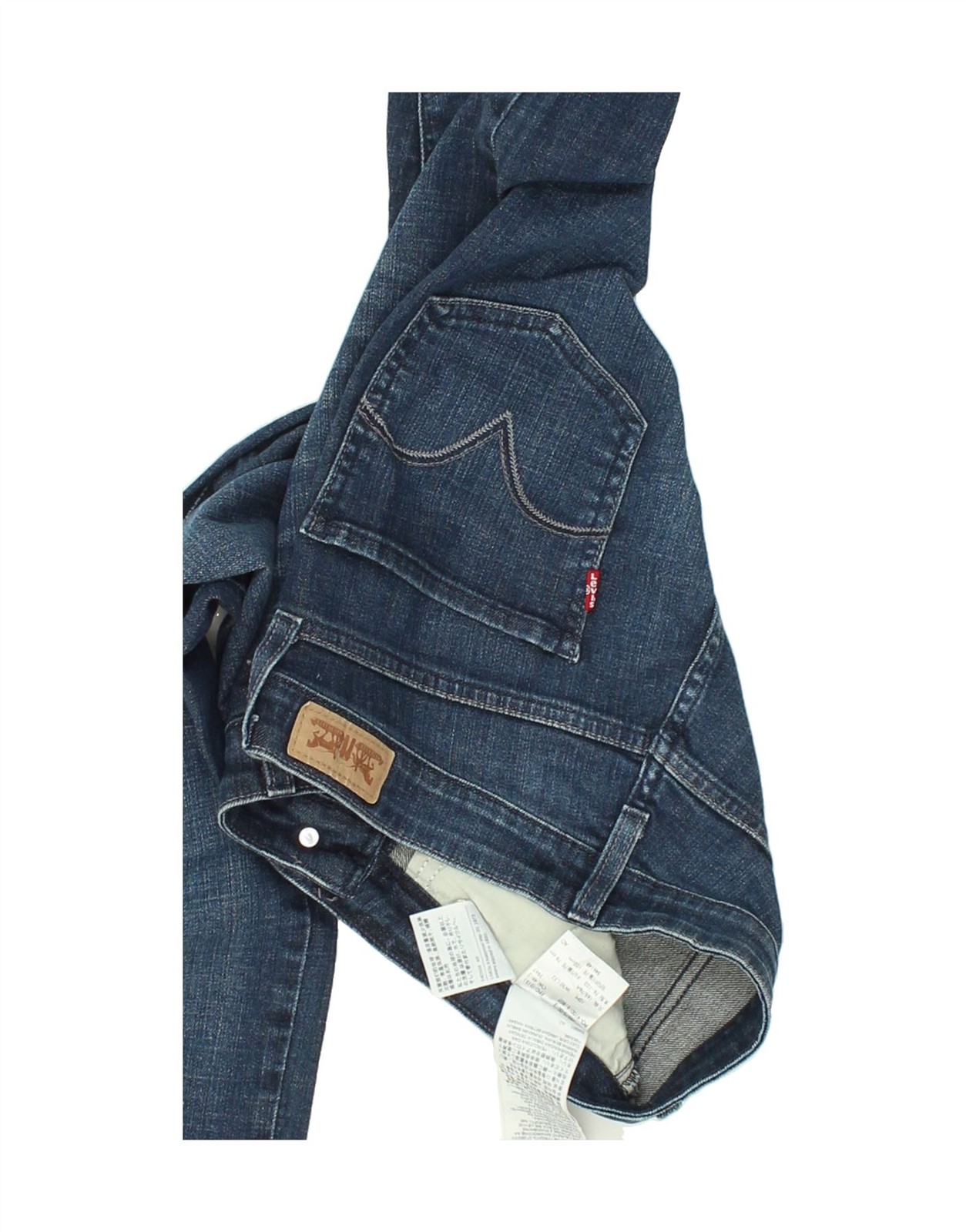 LEVI'S Womens Mid Rise Skinny Jeans W30 L25  Navy Blue Cotton AG04 thumbnail 4