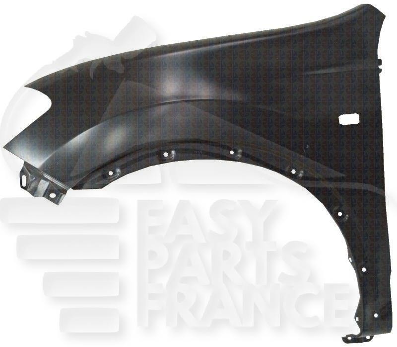 Aile avant gauche avec feu Nissan Qashqai 2010 2011 2012 2013 2014 pièce carrosserie