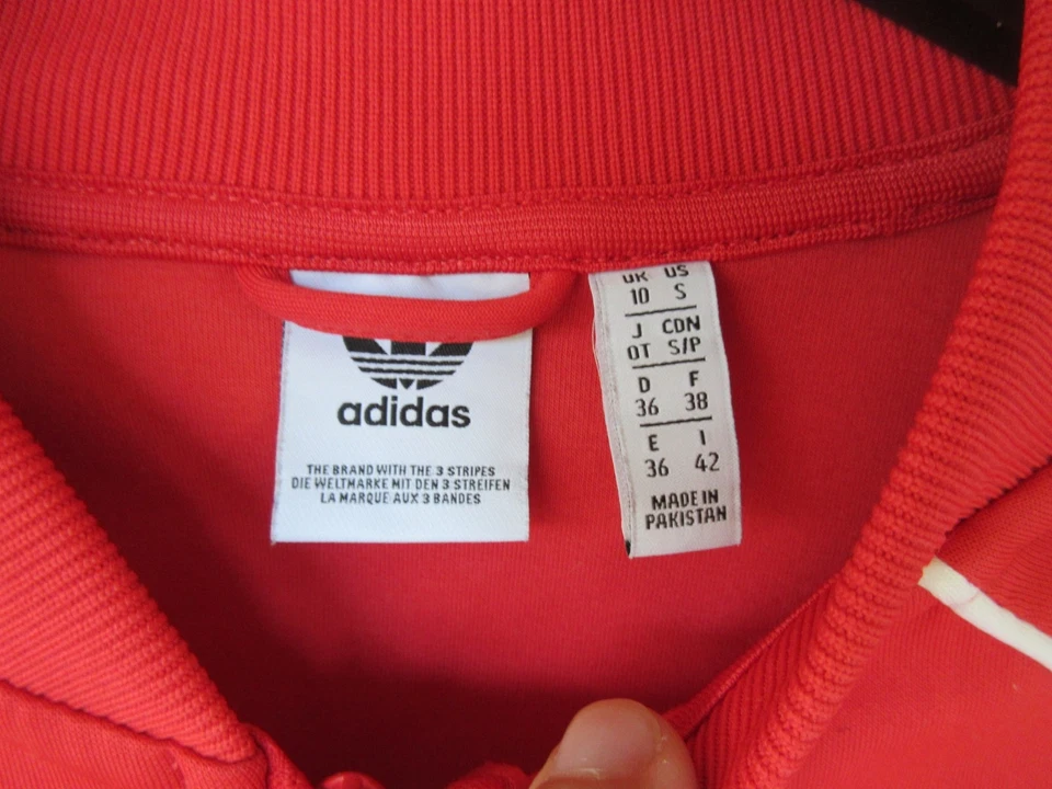 Veste ADIDAS CCCP rétro vintage TREFOIL rouge C.C.C.P femme jacket felpa 38 - Photo 3/4