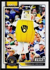 2026 Topps Series 1 Celebration - Mascot #M-27 Milwaukee Brewers Mascot