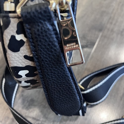 Marc Jacobs Animal Leopard Print Leather Double Zip Oval Crossbody Bag - Picture 7 of 10