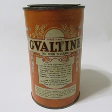 OVALTINE The Wander Company Food Beverage - $1 Size - EMPTY - Tin Can