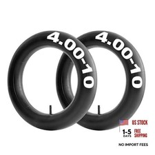 2-PC 4.0-10 Inner Tube 4.00-10 Tube 400-10 Tires Tube 10 Wheel Tube 4.0-10