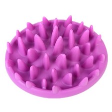 Cat Catch Interactive Feeder Bowl - Slow Feed Anti-gulping 10.5  x 9  , Purple