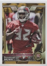 2015 Topps Rookie Gold 1736/2015 Dominique Brown #415 6m2