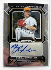 Bubba Chandler 2023 Prizm Baseball #PP-BC Potential Penmanship Autograph 