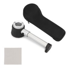 Rongon Jewelers Loupe Loupe 10X Loupe avec Jade,Argent,Noir