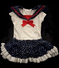 rare editions girl toddler Sailor dress 2T