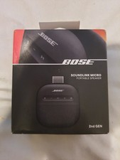 Bose Soundlink Micro 2nd Gen Portable Bluetooth Speaker Black New  Sealed