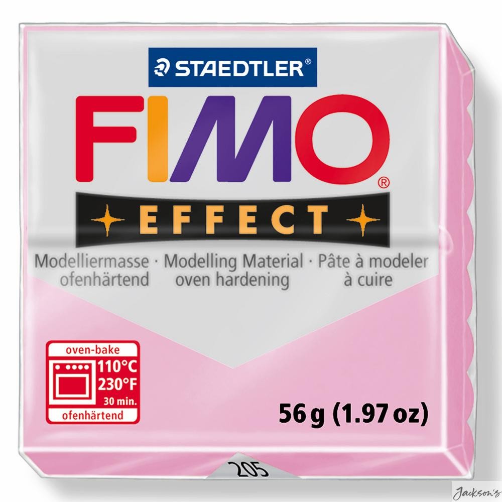 Staedtler Fimo Effect Modelling Clay 57g Rose For Craft Jewellery Making