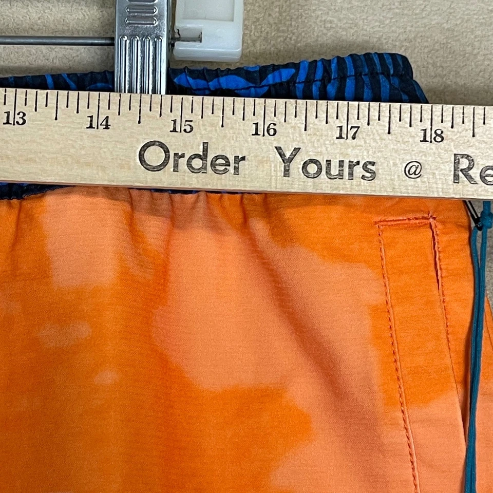 Bañador Stance Complex corto 8 pulgadas para hombre naranja tie dye ondas de sol gráfico XL Foto 4 de 4