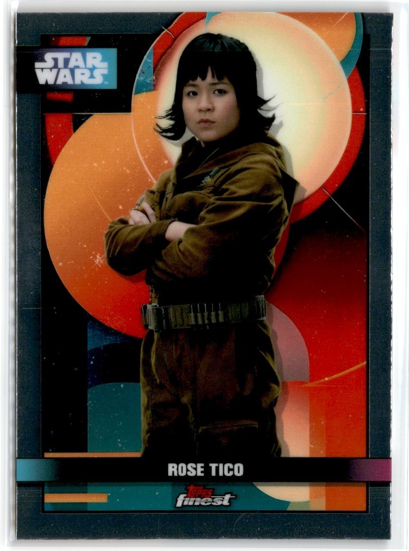 Rose Tico #F-64 Star Wars 2025 Topps Smugglers Outpost Finest trading card — raw and PSA graded price guide
