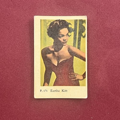 Eartha Kitt 1958 Dutch Gum P Set #171 Trading Card