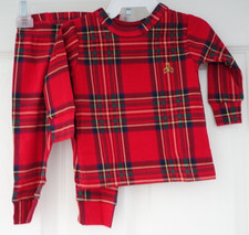 NWT Baby Gap Plaid Holiday Pajamas Size 6-12 Months