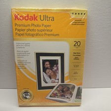 NEW Kodak Ultra Premium Photo Paper 5x7 High Gloss 20 Sheets SEALED