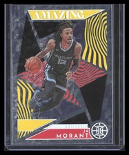 2021-22 Panini Illusions: Ja Morant - #10 Amazing Asia Red and Yellow
