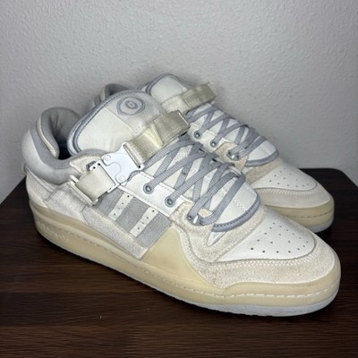 Size 12 adidas Forum Buckle x Bad Bunny Low Last Forum Cream Gray Off White
