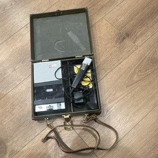 Norelco Carry Corder Green Portable Cassette Player/Recorder Kit Case Mic C 60
