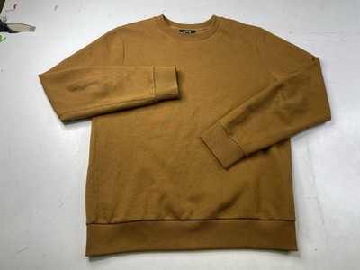 APC Sweatshirt Cotton Cashmere Gold Crewneck Mens Size Medium Rue Madam