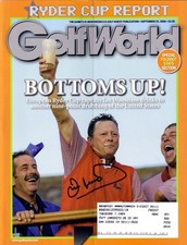 Ian Woosnam autographed signed autograph auto 2006 Ryder Cup Golf World magazine