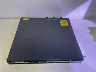 CISCO WS-C3650-48PQ-S 48 Port Gig PoE+ Switch 10Gig Uplinks 3650-48PQ-S DUAL PWR