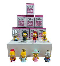 KIDROBOT THE SIMPSONS MANY FACES OF HOMER VINYL FIGURES SET OF 8  NEW 