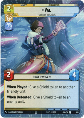 Val - It's Been a Ride, Babe (Hyperspace Foil) 593 A Lawless Time LAW - SWU NM/M
