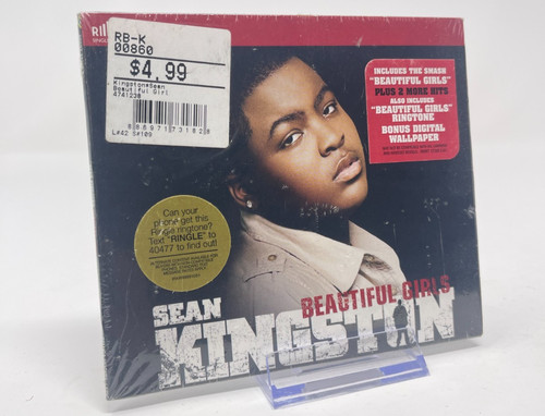 Beautiful Girls [Single] By Sean Kingston [CD, 2007, Beluga Heights, Cardboard]